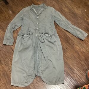 RUNDHOLZ BLACK LABEL Grey Long Jacket Medium
